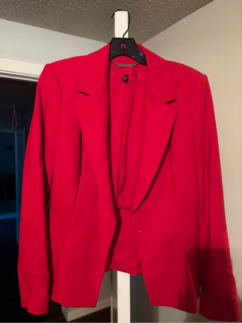 White House Black Market Red Women's Blazer